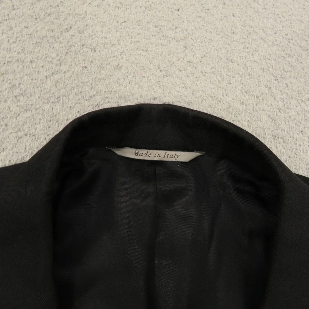 Canali 1934 Blazer 44L Wool Black 2 Button Formal Jacket Italian Made Vented